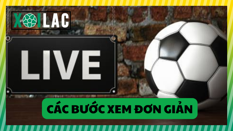 Quy trình xem bóng đá trên Xôi lạc Quy trình xem bóng đá trên Xôi lạc